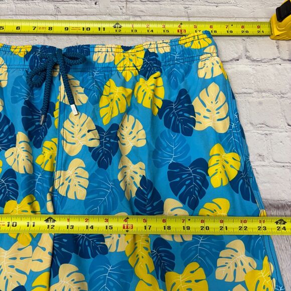NWT Capelle Men Collin Aqua Swim Trunks Shorts Size XXL 2XL Floral C006 -23 - Picture 3 of 16